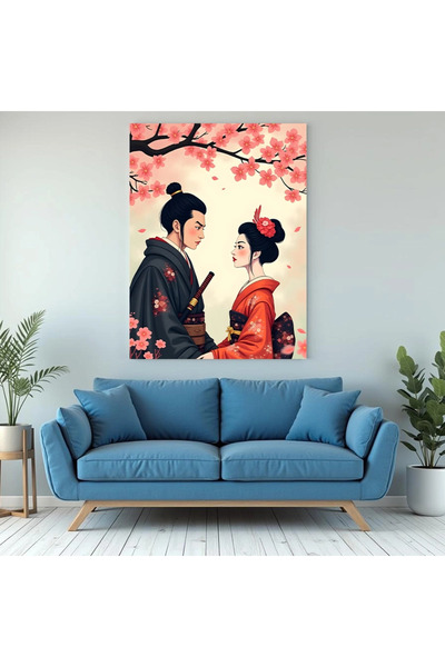 Printees Tablou - luându-și la revedere - Canvas pe șasiu - 40x30 cm