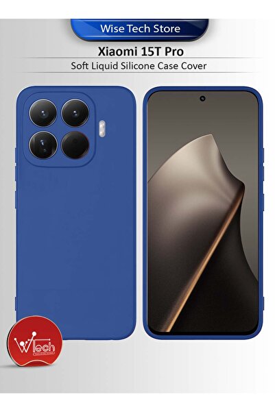 Wtech غطاء حماية ناعم من السيليكون السائل لهاتف Xiaomi 15T Pro 5G 2025