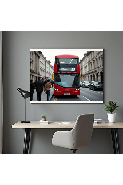Printees Painting - Double-decker bus