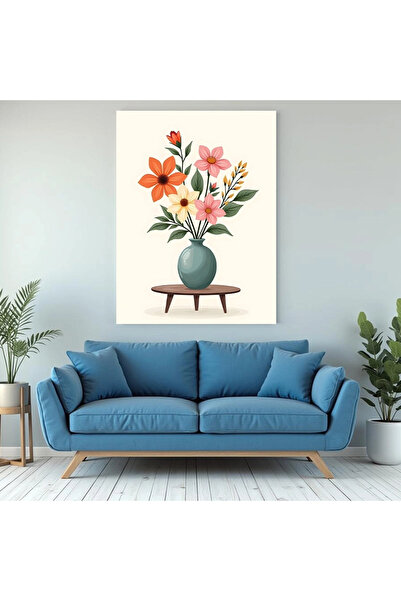 Printees Tablou - Ilustrație vază cu flori