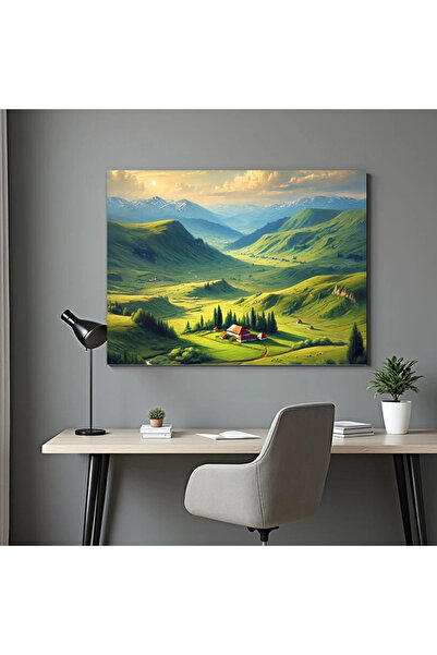 Printees Tablou - Căsuță în vale