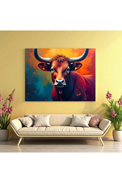 Printees Painting - Cow