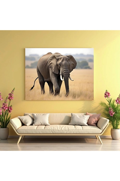 Printees Tablou - Elefant african - Canvas pe șasiu