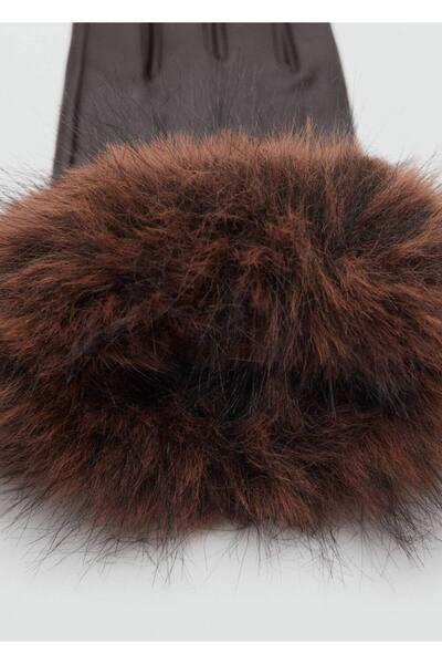 MANGO Woman Karma deri eldiven