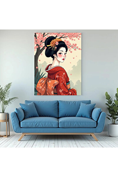 Printees Tablou - Tânără Niponă - Canvas pe șasiu - 40x30 cm