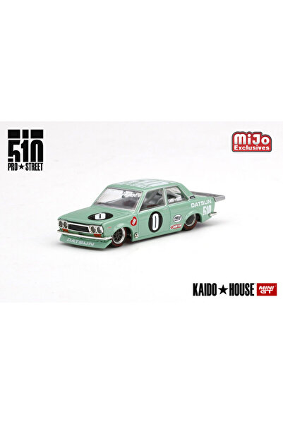 mini gt Macheta auto Datsun 510 Pro Street SK510 Kaido House Verde, 1:64 MGTK...