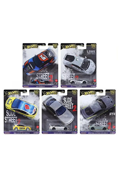 HOT WHEELS Set 5 machete auto Slide Street FPY86-977H, 1:64 Hotwheels