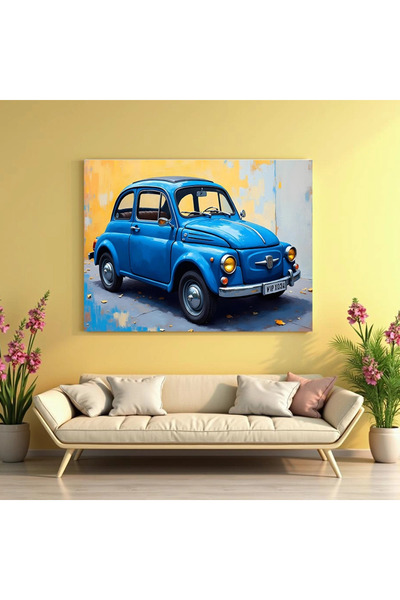 Printees Tablou - Fiat 500 - Canvas pe șasiu