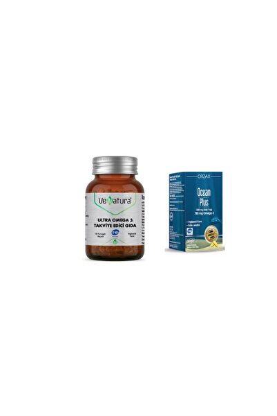 VeNatura Ultra Omega3 30 Kapsül + Ocean Plus 1200 mg 30 Kapsül