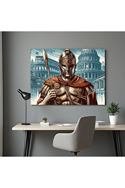 Printees Tablou - Centurion la Roma - Canvas pe șasiu