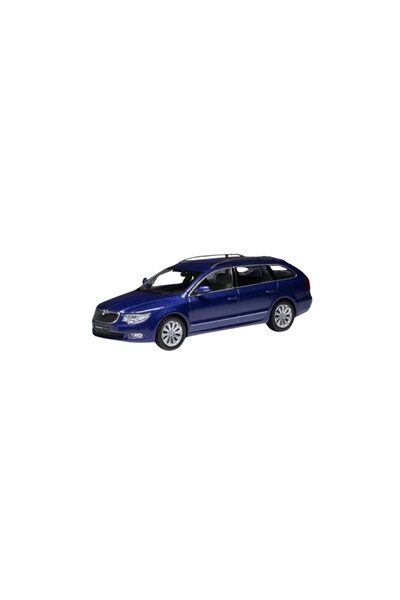 IXO Macheta auto Skoda Superb II (3T) Albastru 1:43