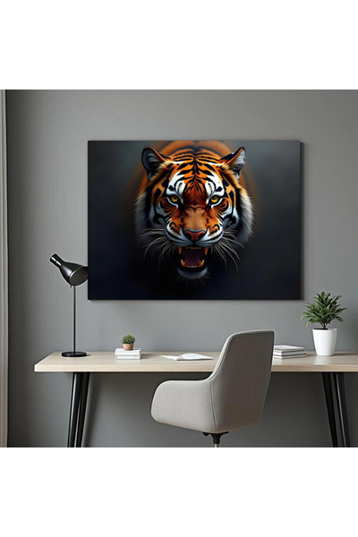 Printees Tablou - Tigru în ceață - Canvas pe șasiu - 40x30 cm