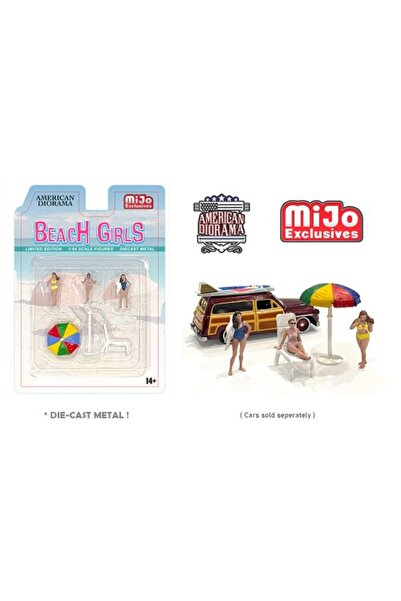 American Diorama Set Figurine Beach Girls, 1:64