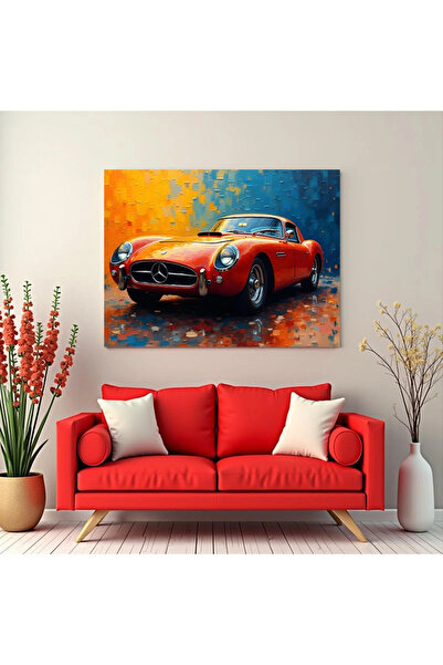 Printees Tablou - Mercedes Clasic - Canvas pe șasiu - 40x30 cm