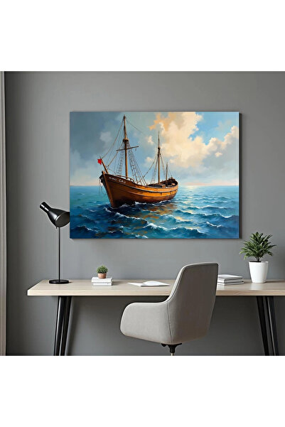 Printees Tablou - O barcă - Canvas pe șasiu - 40x30 cm