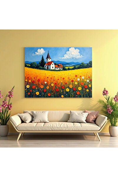 Printees Tablou peisaj, Flori în lanul de grâu