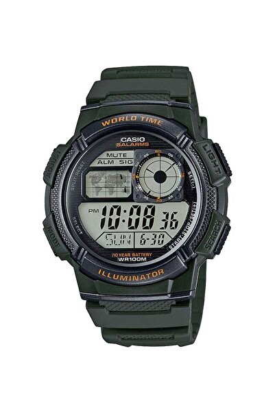 Casio Men's Illuminator Resin Digital Watch AE-1000W-3AVDF - 44 mm - Black