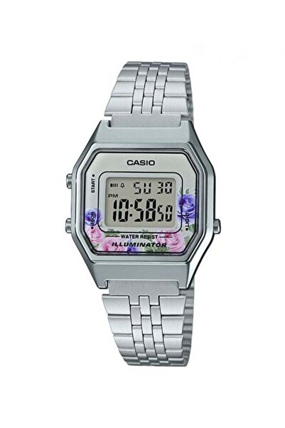 Casio Women's Stainless Steel Digital Wrist Watch LA680WA-4CDF - 45 mm - Silver