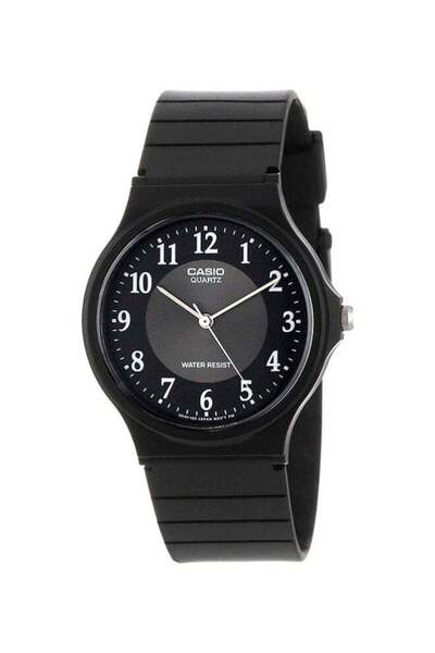 Casio Men's Water Resistant Analog Watch MQ-24-1B3LDF - 35 mm - Black