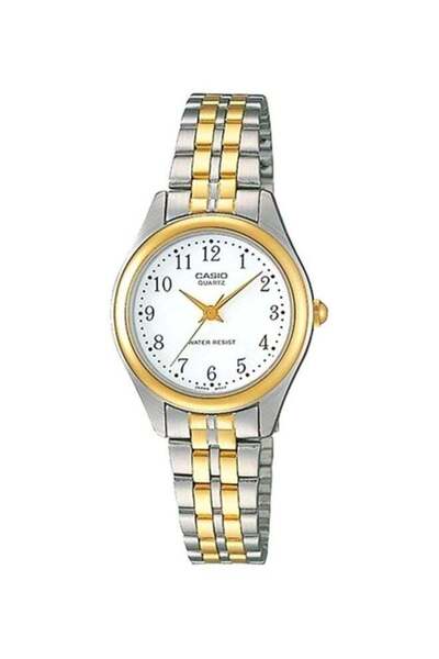 Casio Women's Enticer Analog Watch LTP-1129G-7B - 36 mm - Silver/Gold