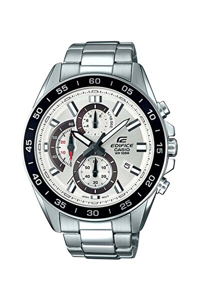 Casio Men's Edifice Chronograph Watch EFV-550D-7AVUDF - 53 mm - Silver