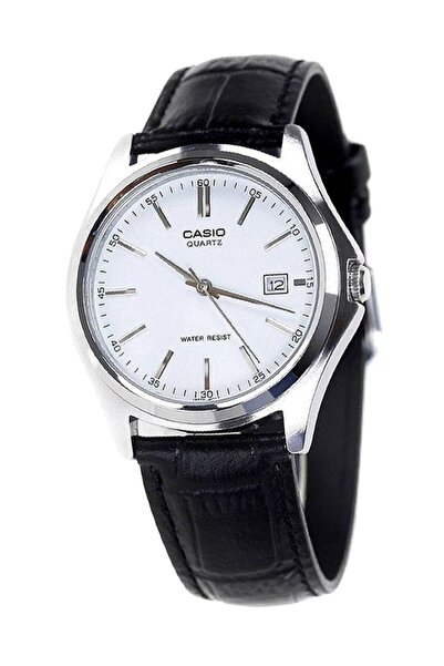 Casio Men's Leather Quartz Analog Watch MTP-1183E-7ADF - 38 mm - Black