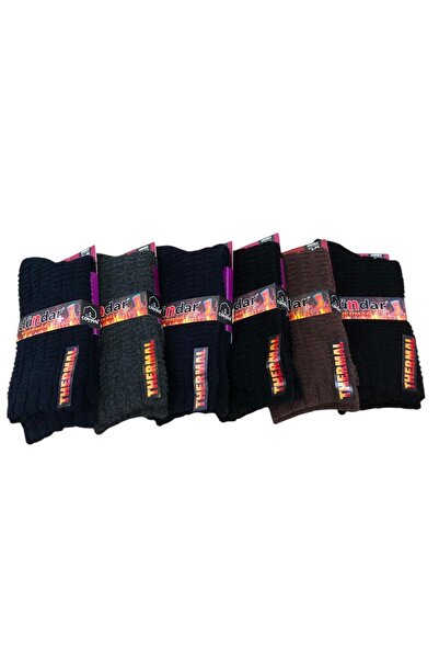 ROYAM 6 أزواج من الجوارب النسائية الشتوية الحرارية من Dündar مقاس 36 - 40 رقم