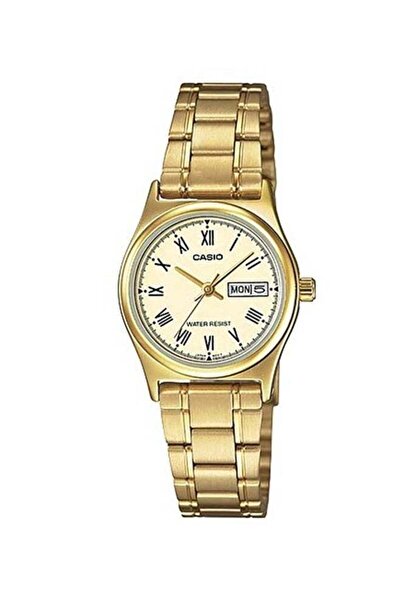 Casio Women's Water Resistant Analog Watch LTP-V006G-9B - 25 mm - Gold