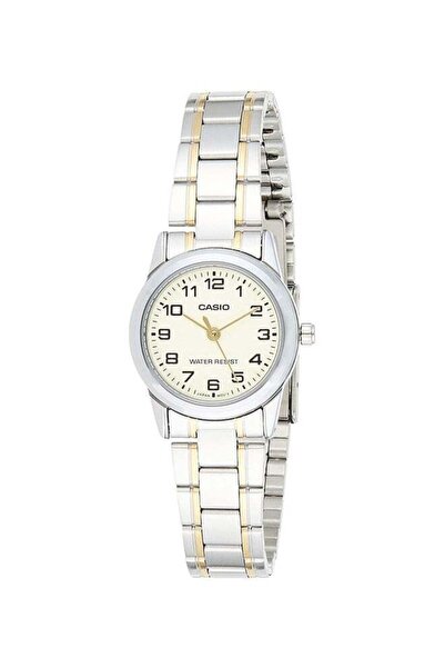 Casio Women's Stainless Steel Quartz Analog Watch LTP-V001SG-9BUDF - 31 mm - ...