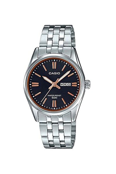 Casio Women's Enticer Quartz Analog Watch LTP-1335D-1A2VDF - 30 mm - Silver