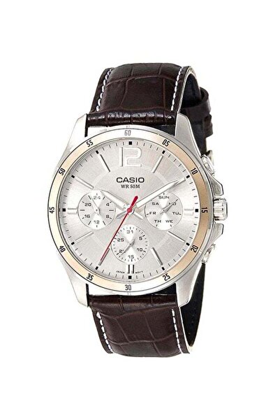 Casio Men's Enticer Water Resistant Analog Watch MTP-1374L-7A