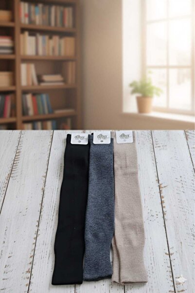 Diba YÜN DİZÜSTÜ ÇORAP 3 LÜ SETLER 36-41 NUMARA