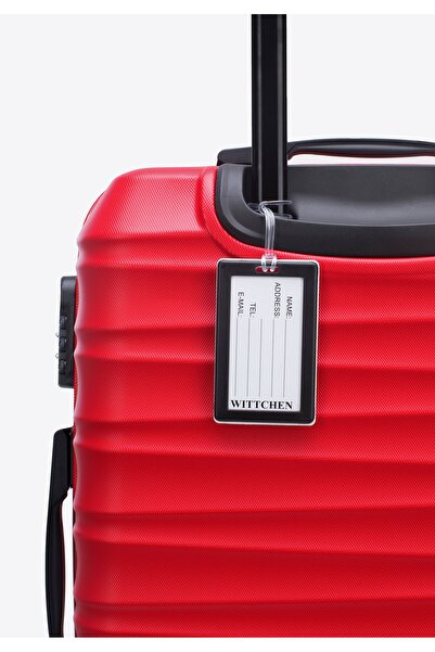 Wittchen Men's Medium ABS Case - ui ID badge with logo red red ABS