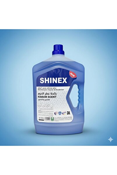 SHINEx Shinex Powerful Disinfectant and Cleaner with Haram Fragrance Scent 3L – Odor Eliminator and Floor & Home Freshener