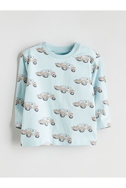 LC Waikiki Lcw Baby Crew Neck Patterned Baby Boy T-Shirt