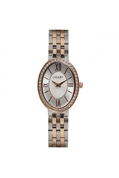 LIGANT Liqnat Women's Stainless Steel Watch - Silver & Rose Gold