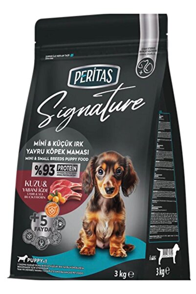 PERİTAS SİGNATURE KUZULU YAVRU KÜÇÜK IRK KÖPEK MAMASI 3 KG