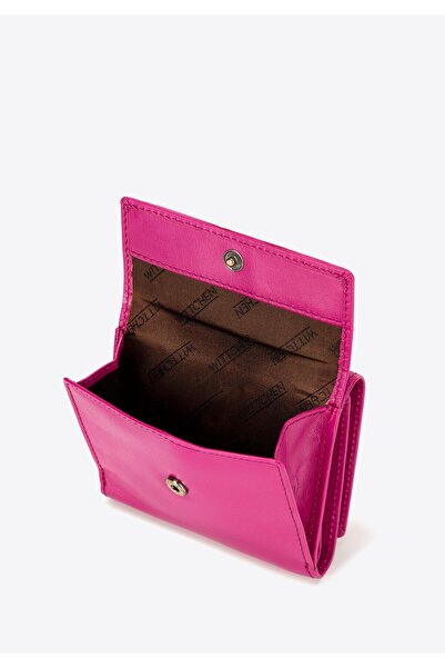 Wittchen Women's smooth leather wallet, double-sided, fuchsia, fuchsia, leather