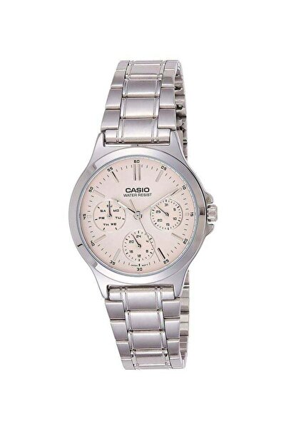 Casio Women's Stainless Steel Analog Wrist Watch LTP-V300D-4AUDF - 33 mm - Si...
