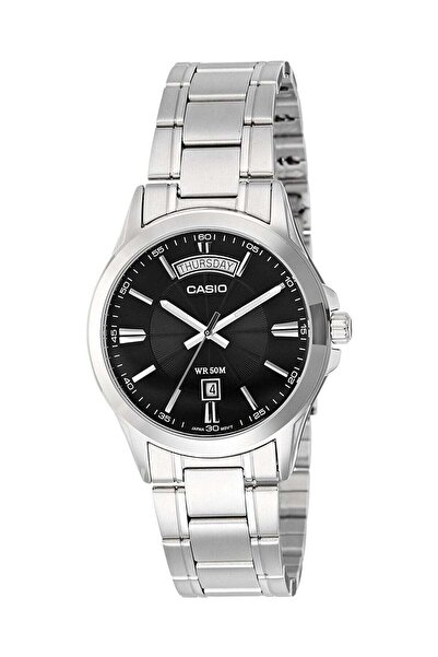 Casio Enticer Quartz Men's Watch Model MTP-1381D-1AVDF - 40 mm - Silver