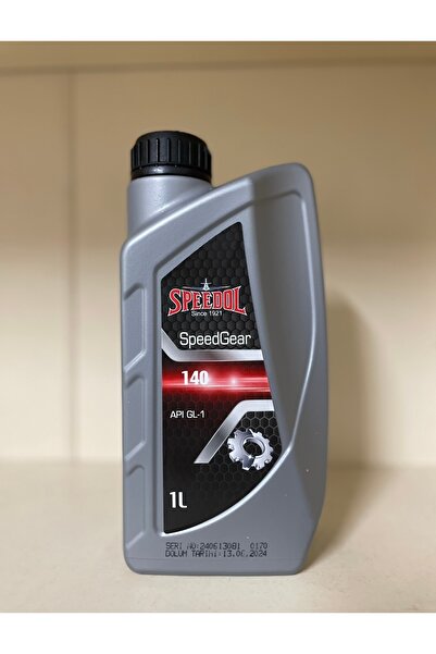 Speedol 140 Numara Dişli Yağı 1 LT -Asansör Dişli Bakım