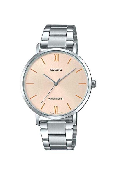 Casio Women's Enticer Analog Watch LTP-VT01D-4BUDF - 34 mm - Silver