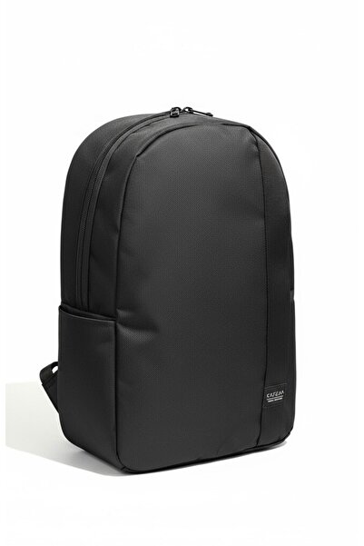 KAFFAA Black Two Compartment Waterproof Backpack