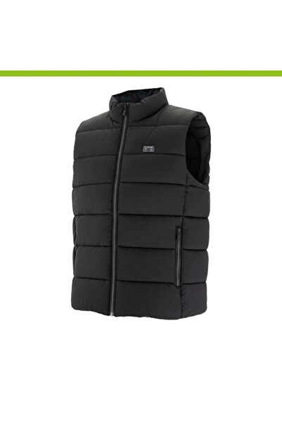 SMARTECH Heated Vest, 3 Heat Settings, 11 Heaters, USB External Battery, Unisex, Size M, Black