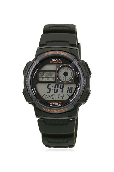 Casio Men's Silicone Digital Watch AE-1000W-3AVDF - 44 mm - Black