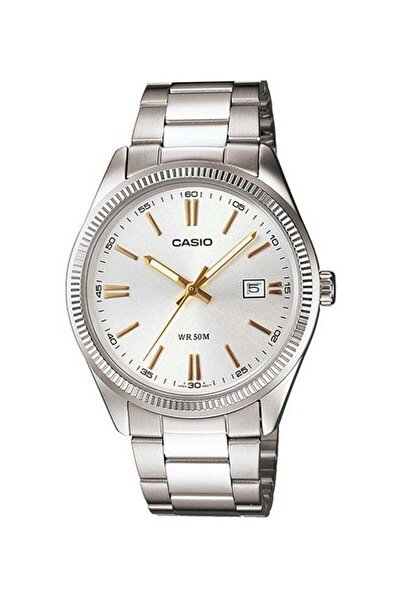 Casio Men's Water Resistant Watch with Stainless Steel Band Model MTP-1302D-7...