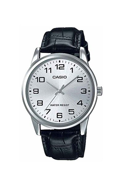 Casio Men's Dress Analog Watch MTP-V001L-7 - 38 mm - Black