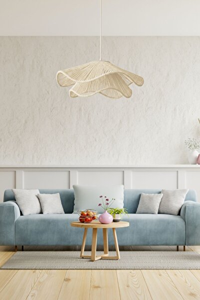 Naturesha Bohem Makrome Avize, Rustik Avize, Salon Avize, Yatak odası Avize, ...
