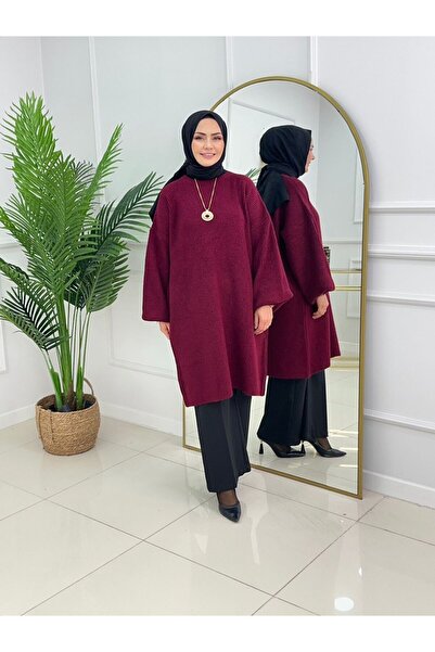 Valens Butik Balloon Sleeve Hijab Knitwear Sweater Tunic Sara
