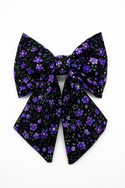 MakeWell Agrafă de păr cu design cu fundă, cu figurină de trandafir, potrivit...